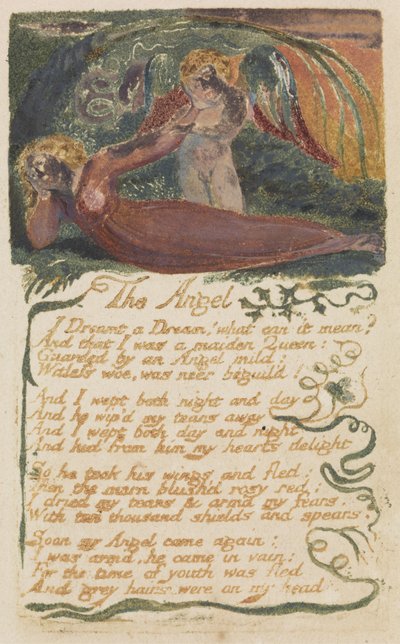 The Angel, plate 39 from Songs of Experience by William Blake